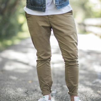 Eliassura Men's Straight Fit Chino Pants — Cotton Twill